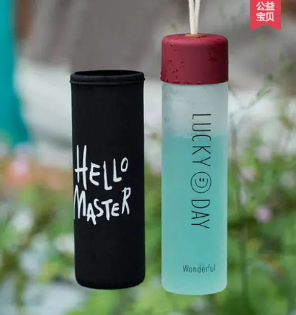 Glasses portable cups kids creative water bottles - Bellarte Enchanté Glasses portable cups kids creative water bottles
